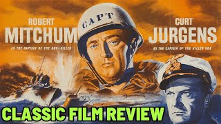 CLASSIC WAR FILM REVIEW The Enemy Below 1957 Submarine Movie Robert Mitchum Curd Jrgens