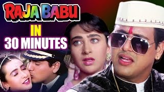 Hindi Comedy Movie  Raja Babu  Showreel  Govinda  Karisma Kapoor  Bollywood Movie