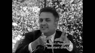 Federico Fellini  Rare Interview  1965