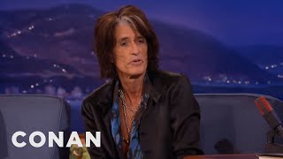 Slash Gave Joe Perry Back His Prized Guitar  CONAN on TBS