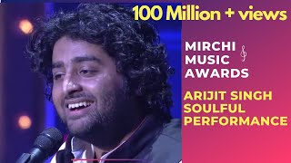 Arijit Singh with his soulful performance  6th Royal Stag Mirchi Music Awards  Radio Mirchi