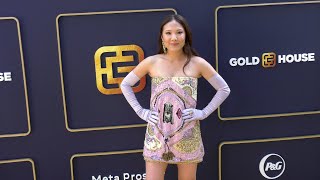 Ally Maki Gold Houses First Annual Gold Gala Gold Carpet Fashion