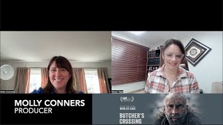 Molly Conners Talks About Being Present While Filming Butchers Crossing