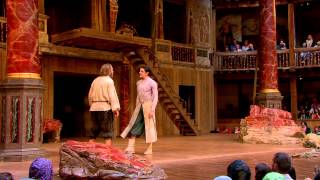Ariel demands his liberty  The Tempest 2013  Act 1 Scene 2  Shakespeares Globe