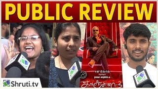 KANCHANA 3 Review with Public  Raghava Lawrence  Oviya Vedika