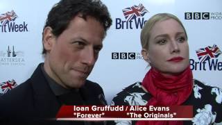 Ioan Gruffudd ABCs Forever  Alice Evans CWs Vampire Diaries  2015 Brit Week Launch