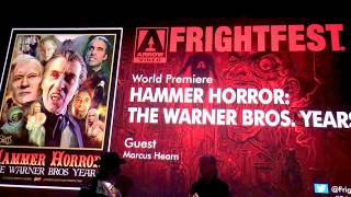 Hammer Horror The Warner Bros Years  Marcus Hearn  Kim Newman Intro at FrightFest 2018
