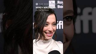 Mikey Madison on the TIFF Red Carpet talking with ForReel about her favorite insults in Anora