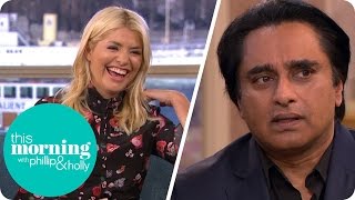 Sanjeev Bhaskar and Nicola Walker Show Their Did I Leave the Gas On Faces  This Morning