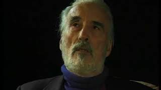 Star Wars Interview Christopher Lee Count Dooku on Peter Cushing Tarkin