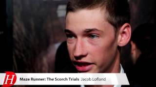 Jacob Lofland at The MAZE RUNNER THE SCORCH TRIALS Premiere