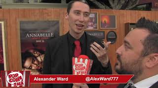 Popcorn Talk at the Annabelle Comes Home Red Carpet Premiere  Alexander Ward