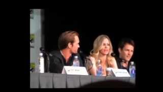 Alexander Skarsgard  Kristin Bauer Get Emotional at Comic Con