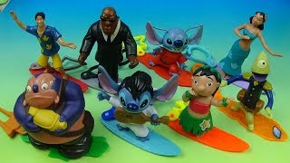 2002 WALT DISNEY PRESENTS LILO and STITCH SET OF 8 McDONALDS HAPPY MEAL MOVIE FULL COLLECTION REVIEW
