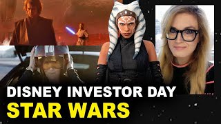 Disney Investor Day 2020 Star Wars  Patty Jenkins Rogue Squadron Hayden Christensen Ahsoka