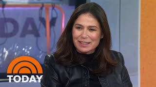 Maura Tierney reacts to seeing herself on Law  Order in 1991