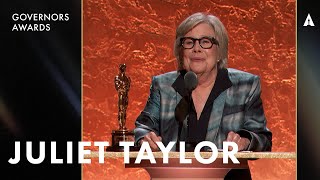 Juliet Taylor Receives an Honorary Oscar Award  The 15th Governors Awards Presented By ROLEX