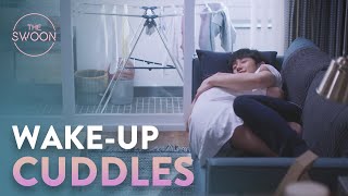 Jung Haein gets kicked out of bed then cuddled awake  One Spring Night Ep 13 ENG SUB