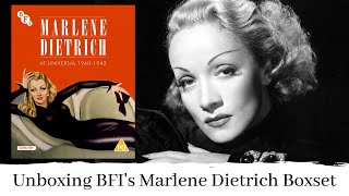 Blu Ray Unboxing Marlene Dietrich at Universal 19401942  BFI Limted Edition