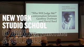 Geoffrey Dorfman  David Reed on Milton Resnick  New York Studio School