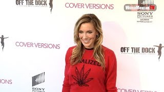 Katie Cassidy arrives at Cover Versions Los Angeles premiere