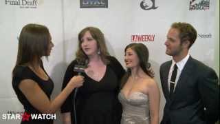 Kd Amond Ashton Leigh  Hunter Burke interview at 2012 ITV FEST Awards