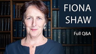 Fiona Shaw CBE  Full QA at The Oxford Union