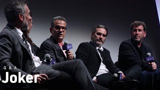 Joaquin Phoenix Todd Phillips  Crew on Joker Realism and Reimagining Gotham City  NYFF57