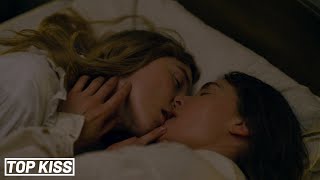 AMMONITE  KISSING SCENE in the BED  Kate Winslet  Saoirse Ronan Mary Anning  Charlotte