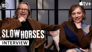 Slow Horses Season 2 Gary Oldman  Saskia Reeves  the shows Britishness  Swearing with Logan Roy