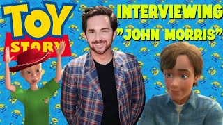 Interviewing  Disney Pixar Star John Morris The Voice of Andy From Toy Story 2024 