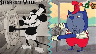 Disneys Steamboat Willie Redux By Joel Turssel  2018 Full Color Animated Short