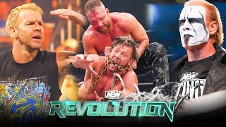 AEW Revolution 2021 Predictions  Moxley Vs Omega Barbed Wire Sting Street Fight Christian Debut