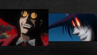 Hellsing vs Hellsing ultimate  Gonzo vs Satelight 20012006 Animation Comparison Episode 1