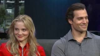 Henry Cavill  flirt with Freya Allan   Interview The Witcher