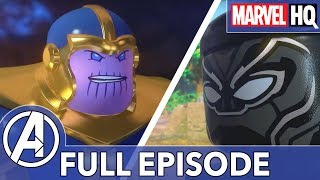 Black Panther vs Thanos  LEGO Marvel  Black Panther Trouble in Wakanda ALL EPISODES