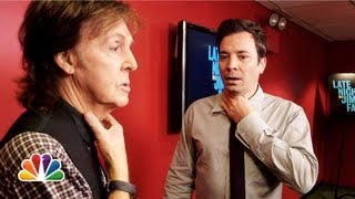 Jimmy Fallon and Paul McCartney Switch Accents Late Night with Jimmy Fallon