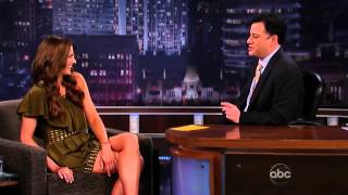 Stana Katic on Jimmy Kimmel 2010 Rus Sub