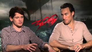 Jack OConnell and Callan Mulvey interview 300 Rise of an Empire interview