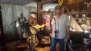 Troy miller at the miller barn with dale watson