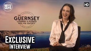 Jessica Brown Findlay  Downton Abbey reunion in The Guernsey Literary and Potato Peel Pie Society