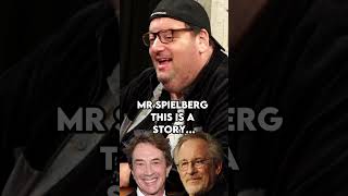 Spielberg gives Brad Grunberg acting advice