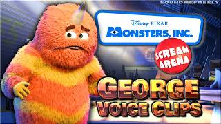 All George Voice Clips  Monsters Inc Scream Arena  All Voice Lines  2002 Samuel Lord Black