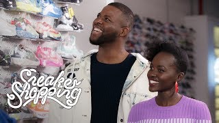 Us Stars Lupita Nyongo And Winston Duke Go Sneaker Shopping With Complex