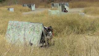 Brandon Cornell Playing Paintball at Camp Pendleton