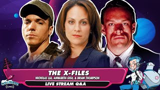 The XFiles Nicholas Lea Annabeth Gish  Brian Thompson GalaxyCon QA Panel