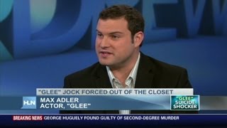 Glee actor Max Adler talks homophobia