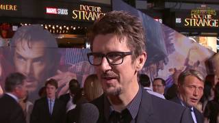 Director Scott Derrickson on Marvels Doctor Strange Red Carpet Premiere