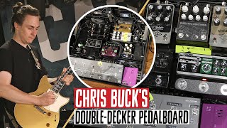 Chris Bucks Pedalboard 2024 for Cardinal Black