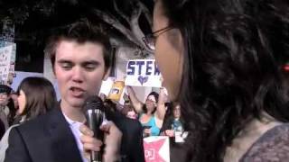 New Moon Premiere Red Carpet Interview  Cameron Bright